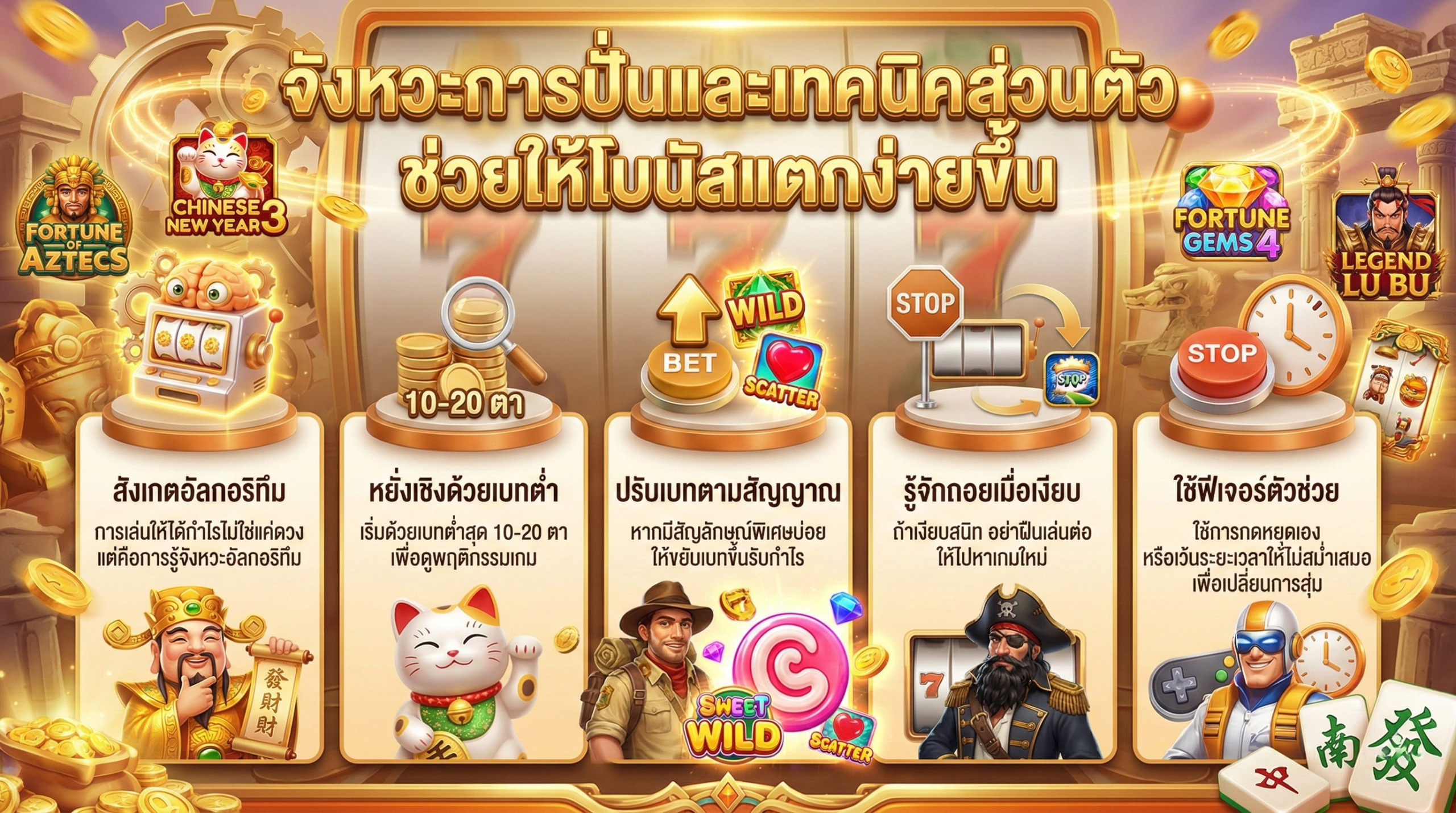 จังหวะการปั่นและเทคนิคส่วนตัว