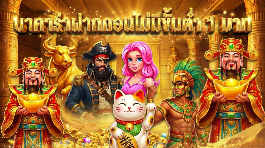 บาคาร่าฝากถอนไม่มีขั้นต่ำ 1 บาท