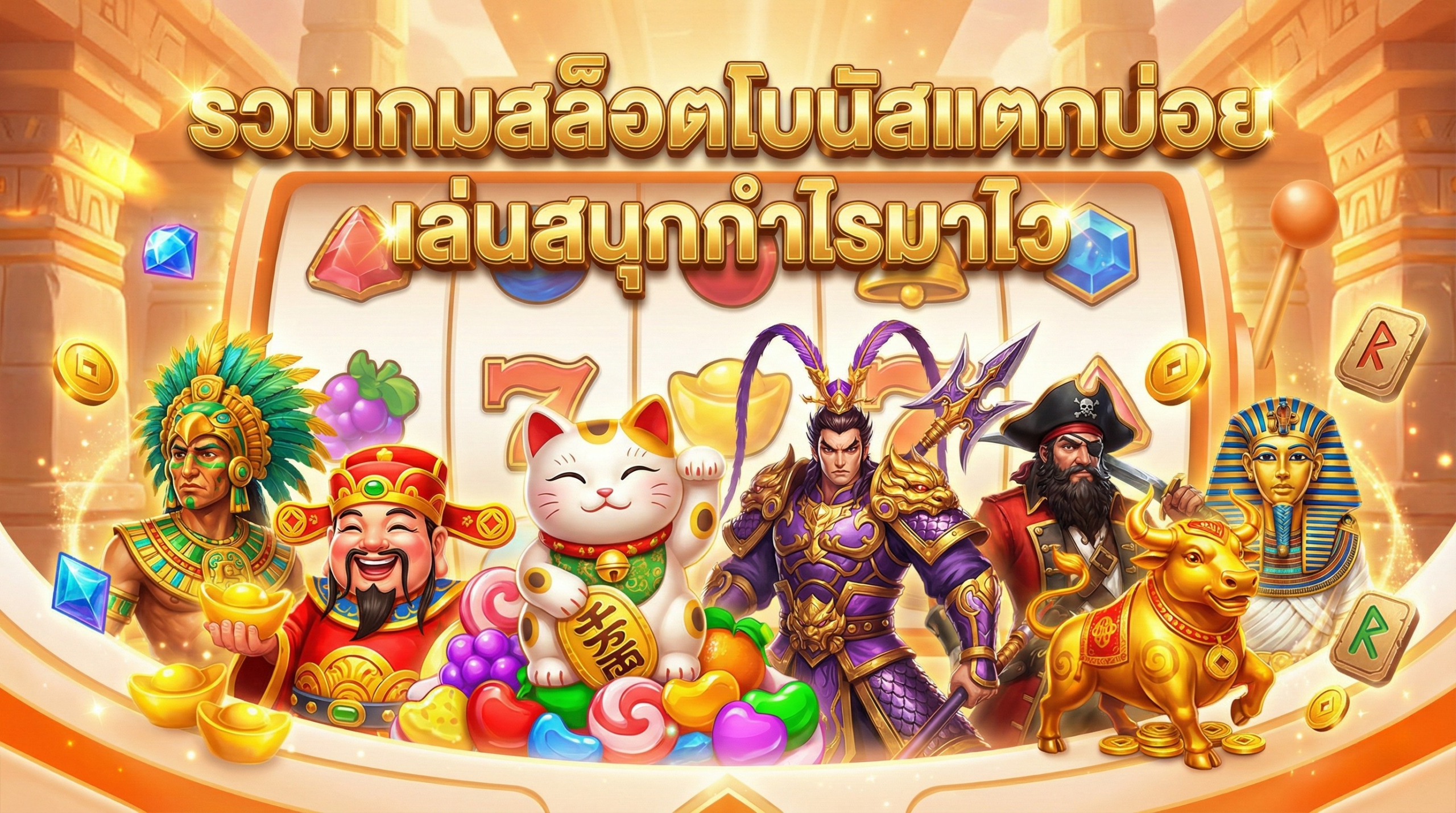 รวมเกมสล็อตโบนัสแตกบ่อย เล่นสนุกกำไรมาไว