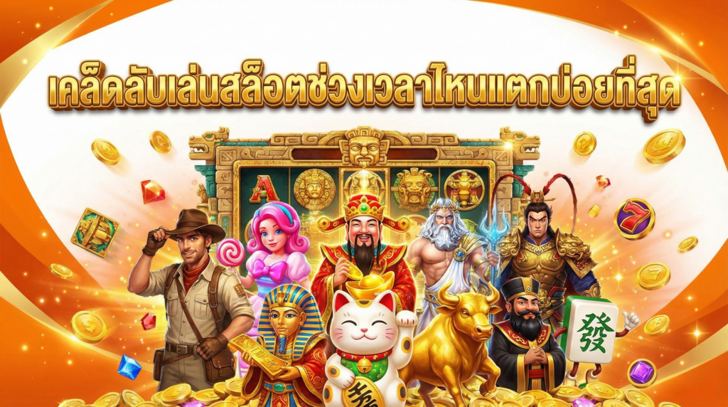 เคล็ดลับเล่นสล็อตช่วงเวลาไหนแตกบ่อยที่สุด