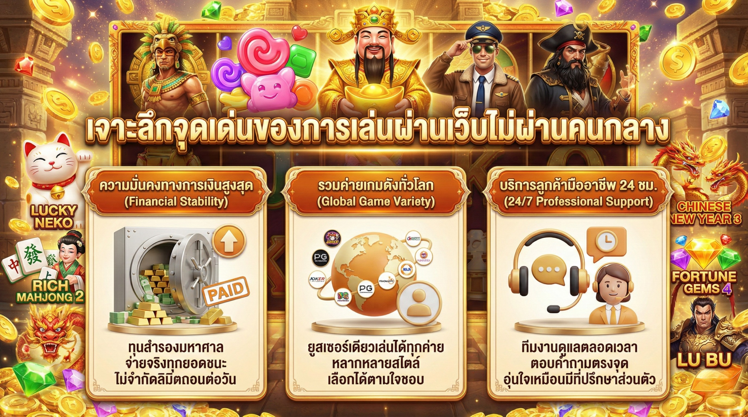 เจาะลึกจุดเด่น บาคาร่าเว็บตรง