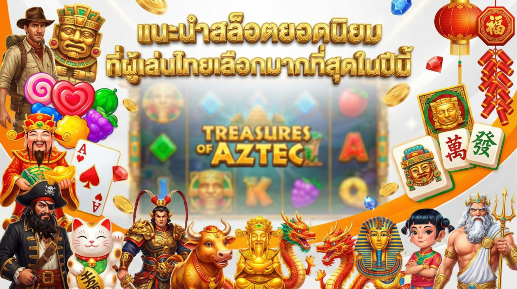 แนะนำสล็อตยอดนิยมที่ผู้เล่นไทยเลือกมากที่สุดในปีนี้