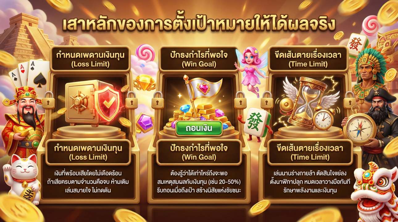 3 เสาหลักการตั้งเป้าหมาย