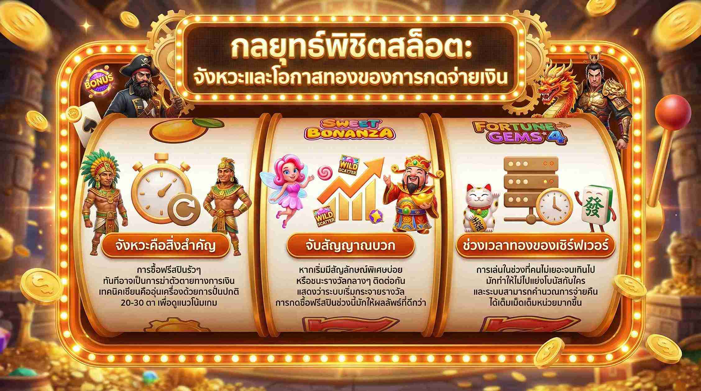 กลยุทธ์จับจังหวะสล็อต