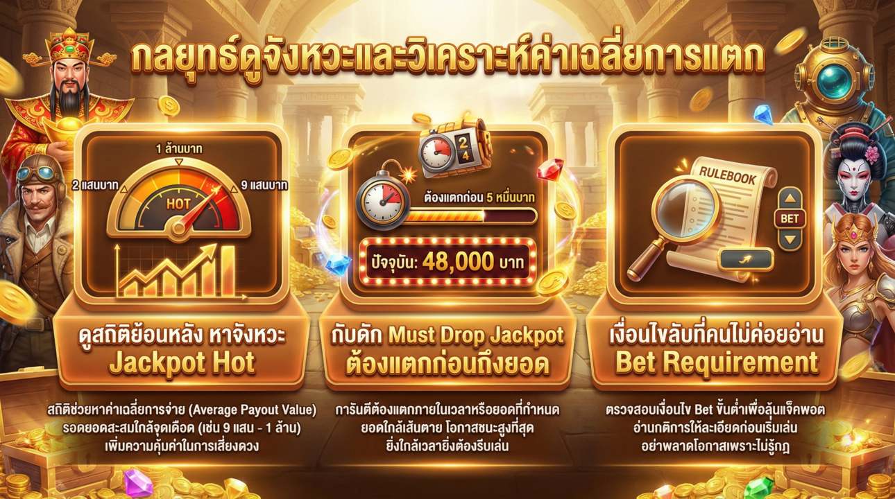 กลยุทธ์จับจังหวะแจ็คพอตแตก