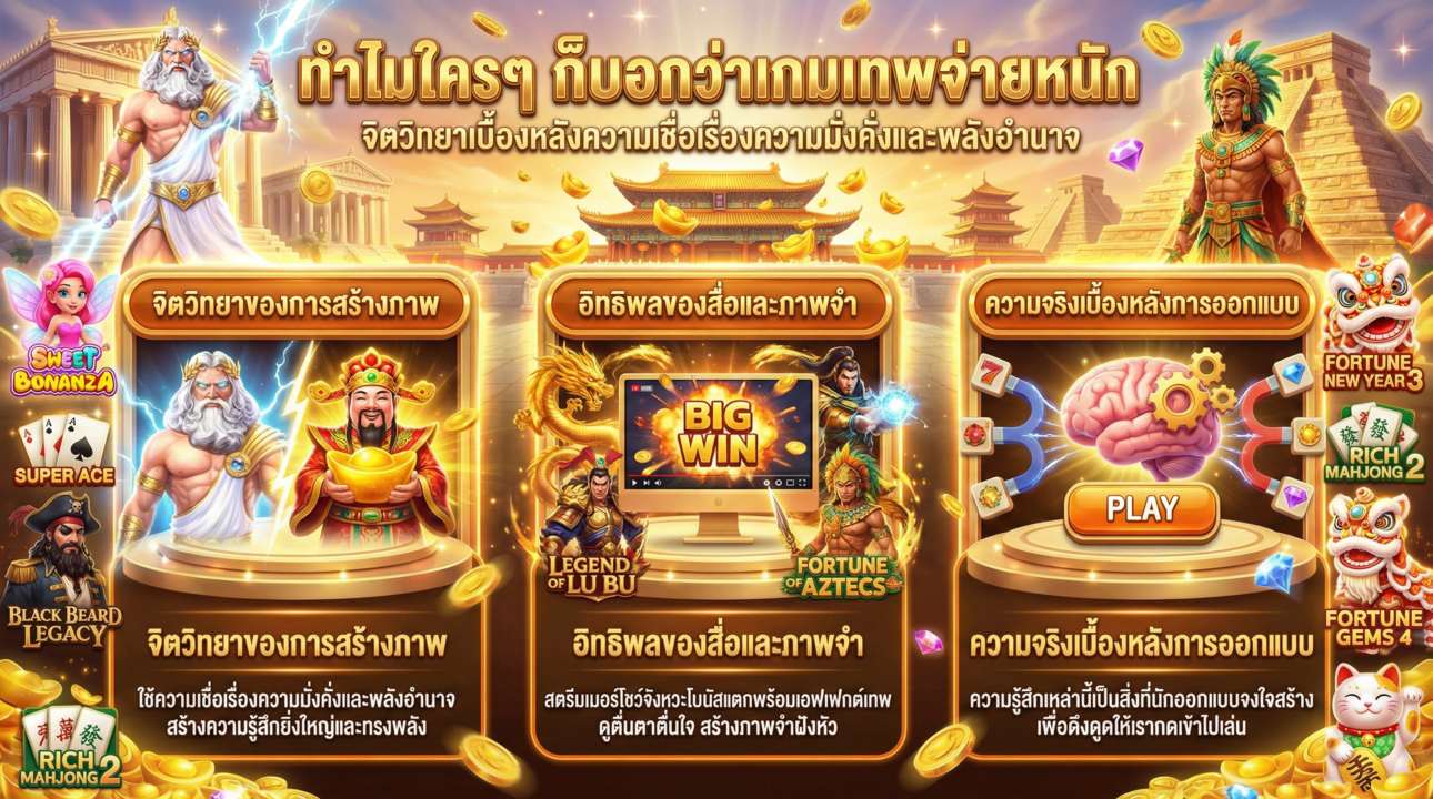 จิตวิทยาเบื้องหลังเกมธีมเทพเจ้า