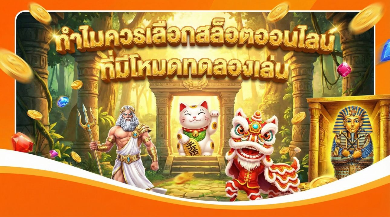 ทำไมควรเลือกสล็อตออนไลน์ที่มีโหมดทดลองเล่น