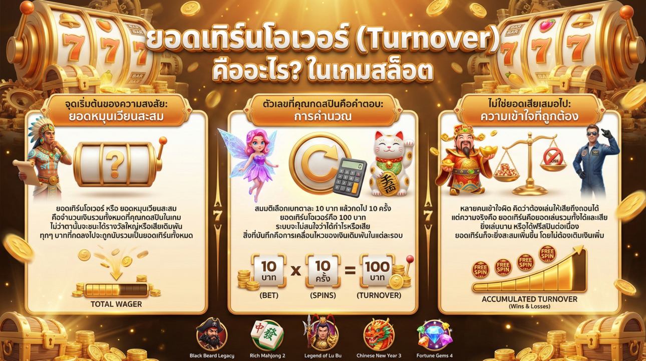 ยอดเทิร์นโอเวอร์ คืออะไร สรุปจบ เข้าใจง่ายในภาพเดียว!