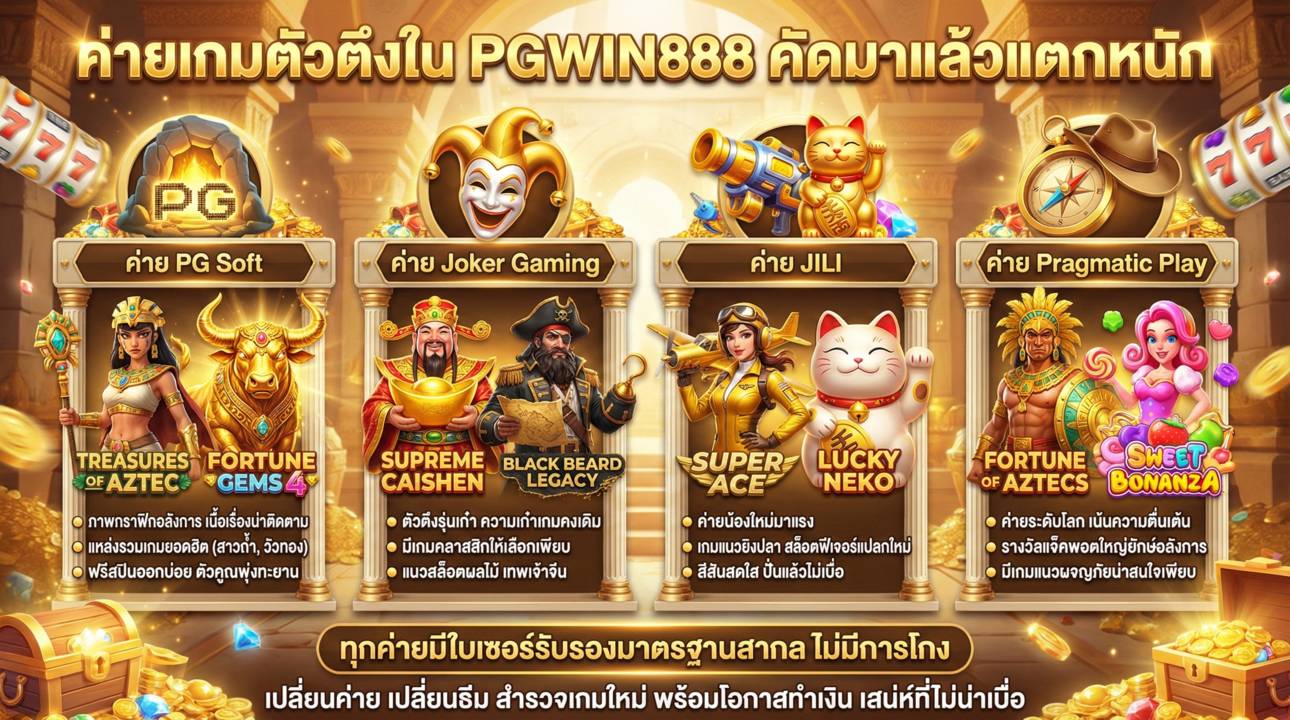 รวมค่ายเกมดัง แตกหนักที่สุด