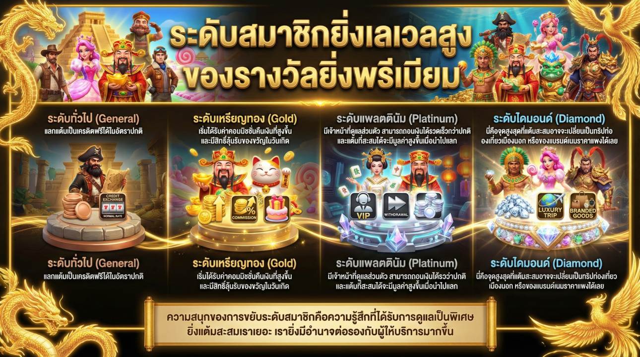 ระดับสมาชิกและสิทธิพิเศษ