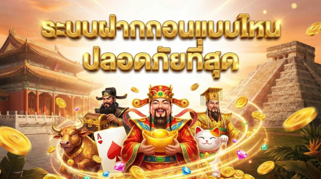 ระบบฝากถอนแบบไหนปลอดภัยที่สุด