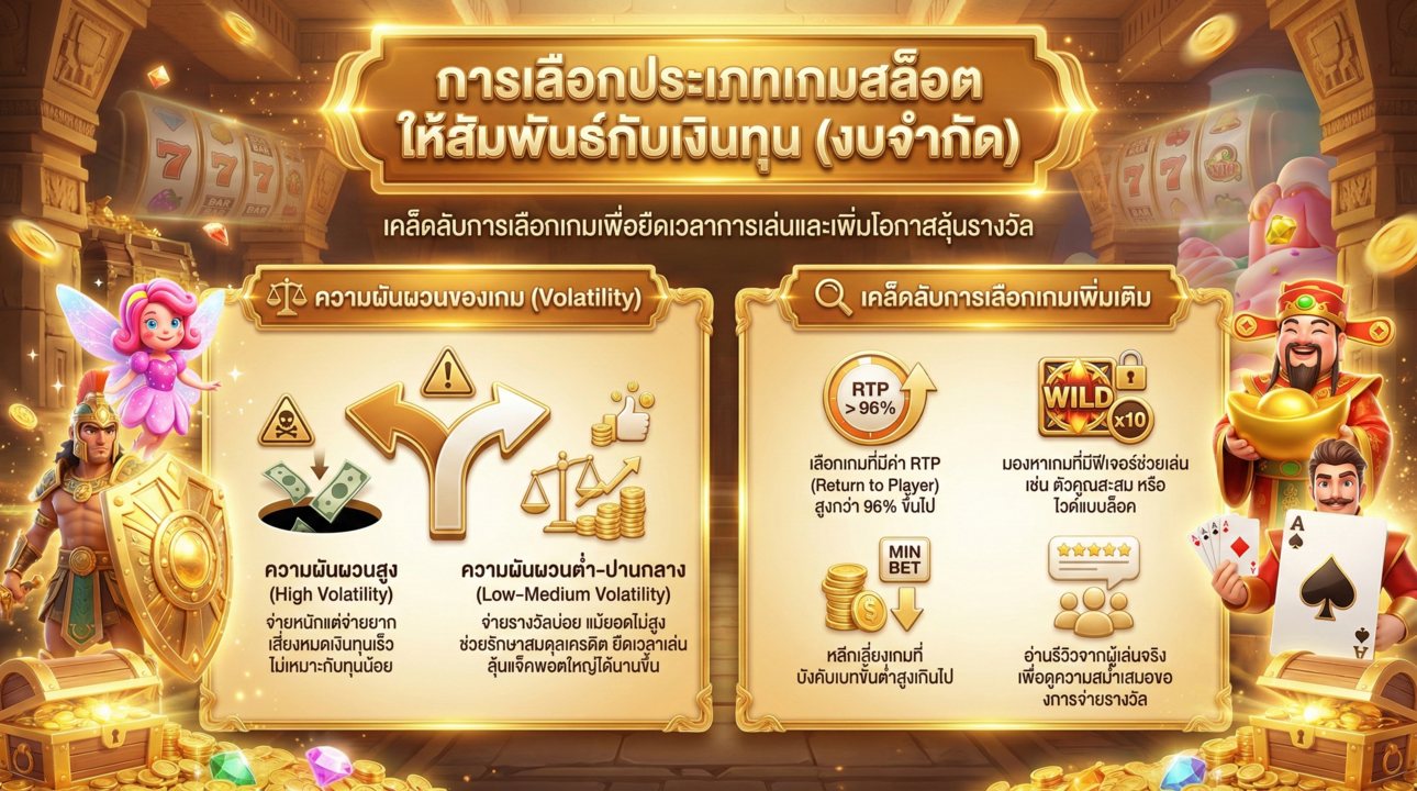 วิธีเลือกเกมให้เหมาะกับงบ