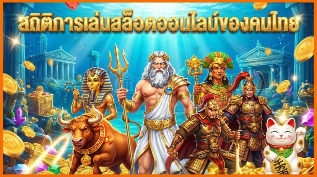 สถิติการเล่นสล็อตออนไลน์ของคนไทย