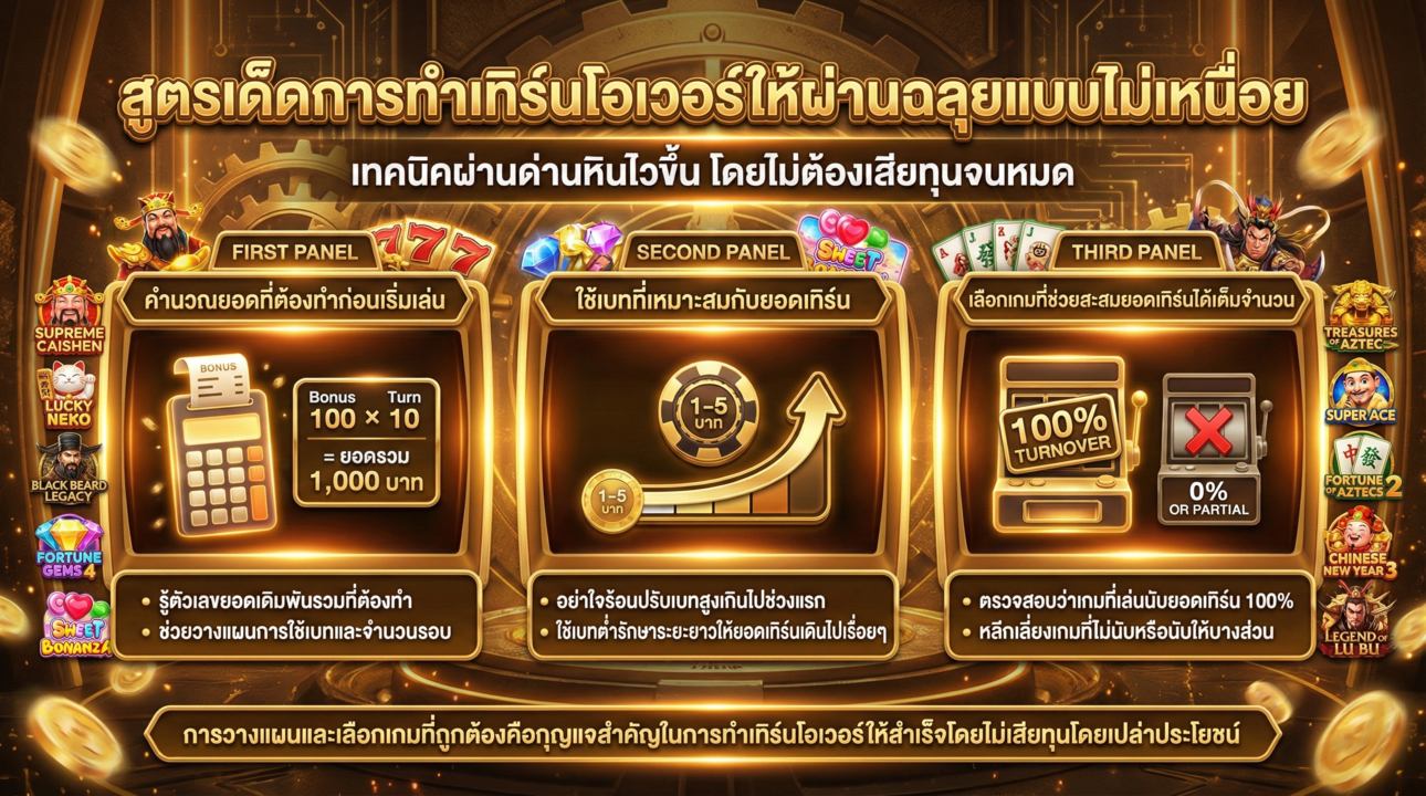 สูตรทำเทิร์นโอเวอร์ให้ผ่านไว