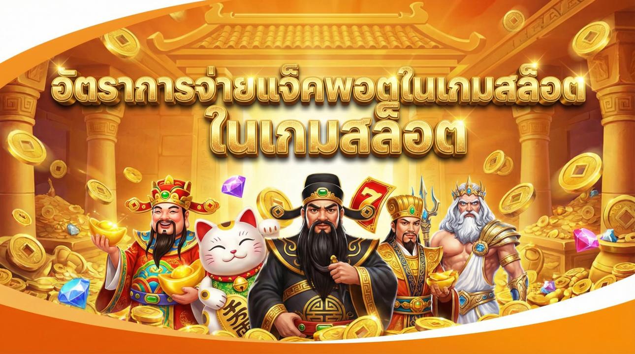 อัตราการจ่ายแจ็คพอตในเกมสล็อต