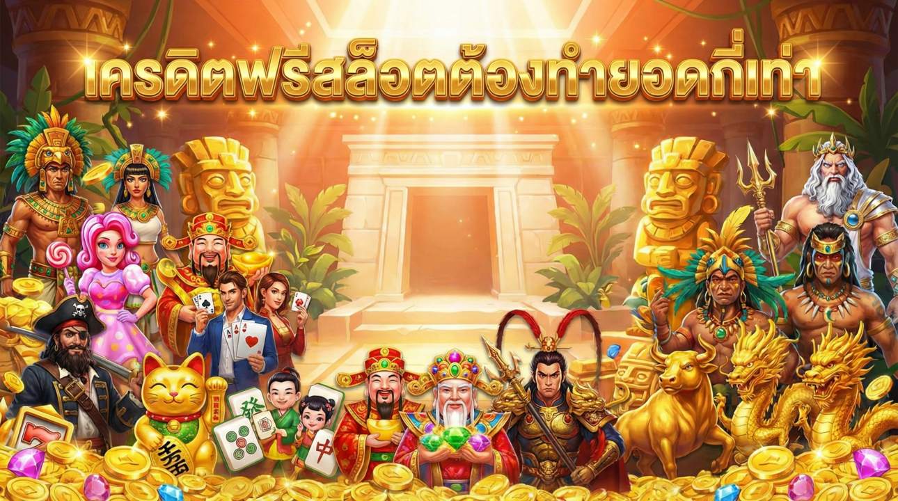 เครดิตฟรีสล็อตต้องทำยอดกี่เท่า