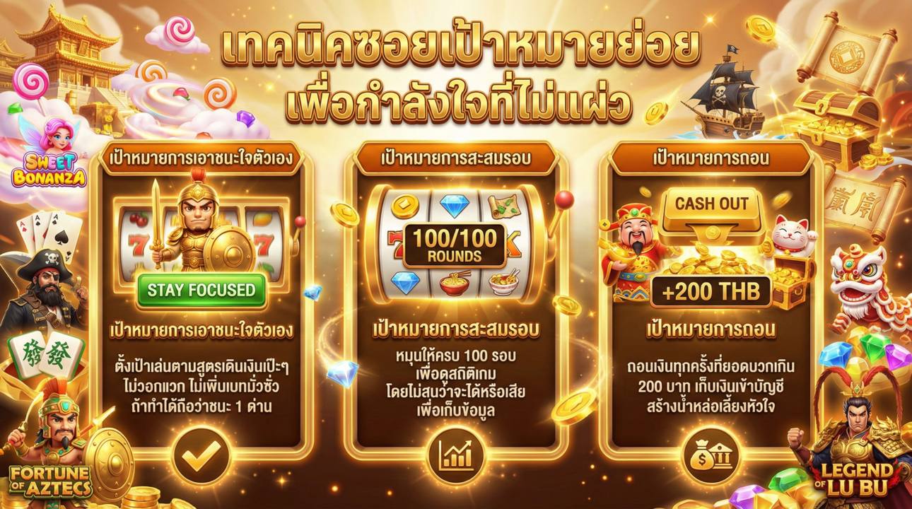 เทคนิคซอยเป้าหมายย่อย