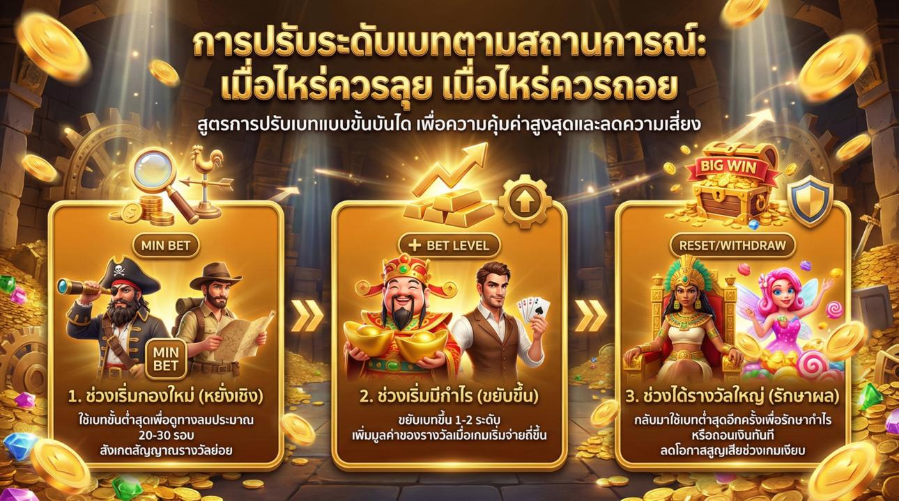 เทคนิคปรับเบทขึ้นลงตามสถานการณ์