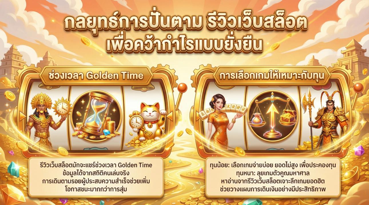 เทคนิคปั่นสล็อตฉบับเจาะลึกรีวิว