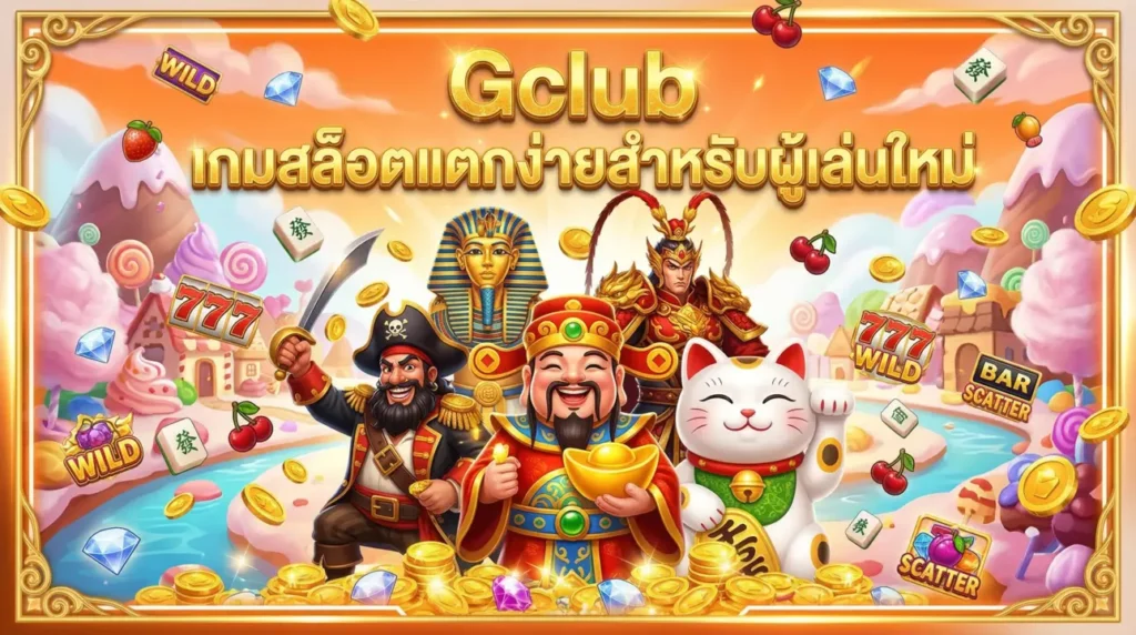 Gclub เกมสล็อตแตกง่ายสำหรับผู้เล่นใหม่