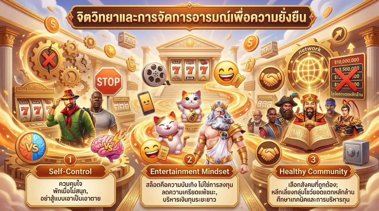 จิตวิทยาและสติในการเล่นอย่างยั่งยืน