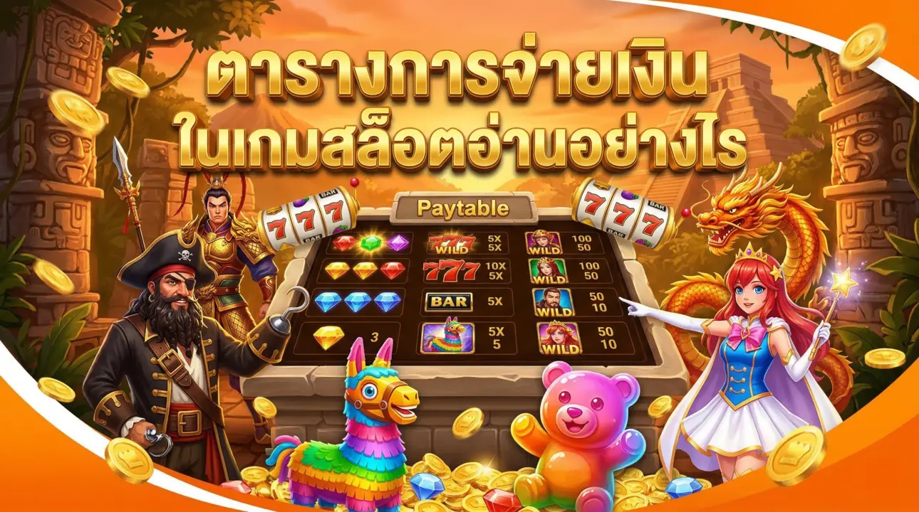 ตารางการจ่ายเงินในเกมสล็อตอ่านอย่างไร