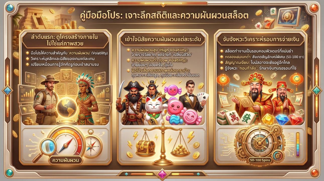 วิเคราะห์ความผันผวนแบบมือโปร