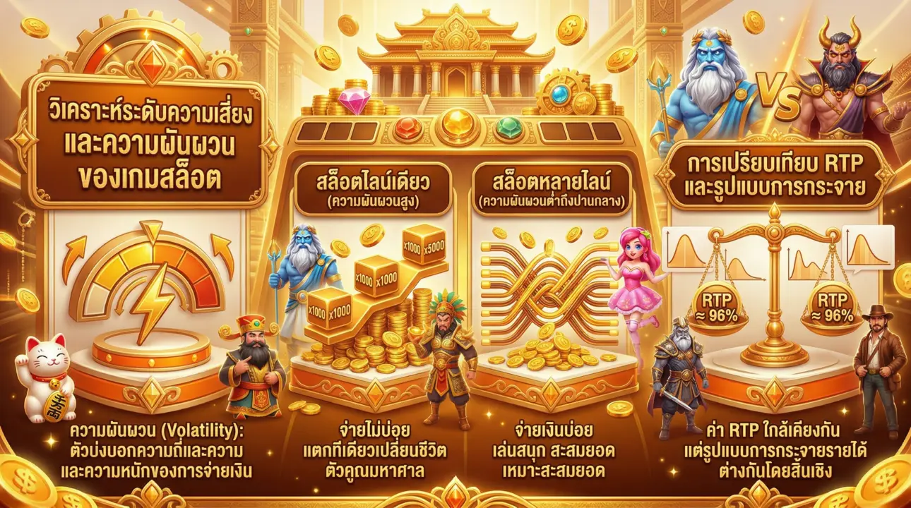 วิเคราะห์ความเสี่ยงสล็อต เลือกแบบที่ใช่ แตกหนักหรือแตกบ่อย