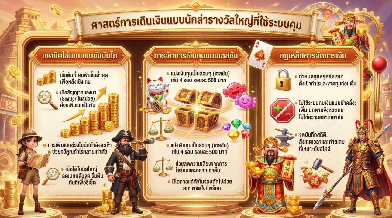 ศาสตร์การเดินเงิน เทคนิคไล่เบทพิชิตรางวัลใหญ่