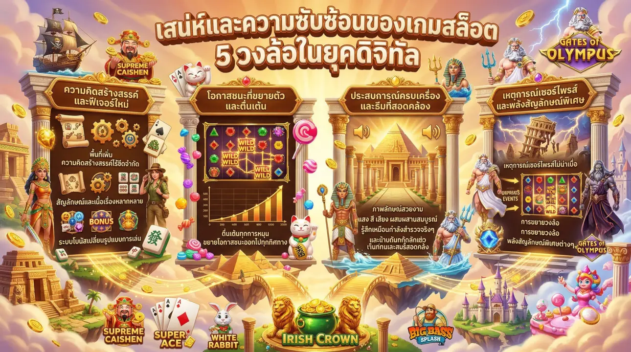 สล็อต 5 วงล้อ ยุคใหม่แห่งโอกาสชนะและฟีเจอร์ครบเครื่อง