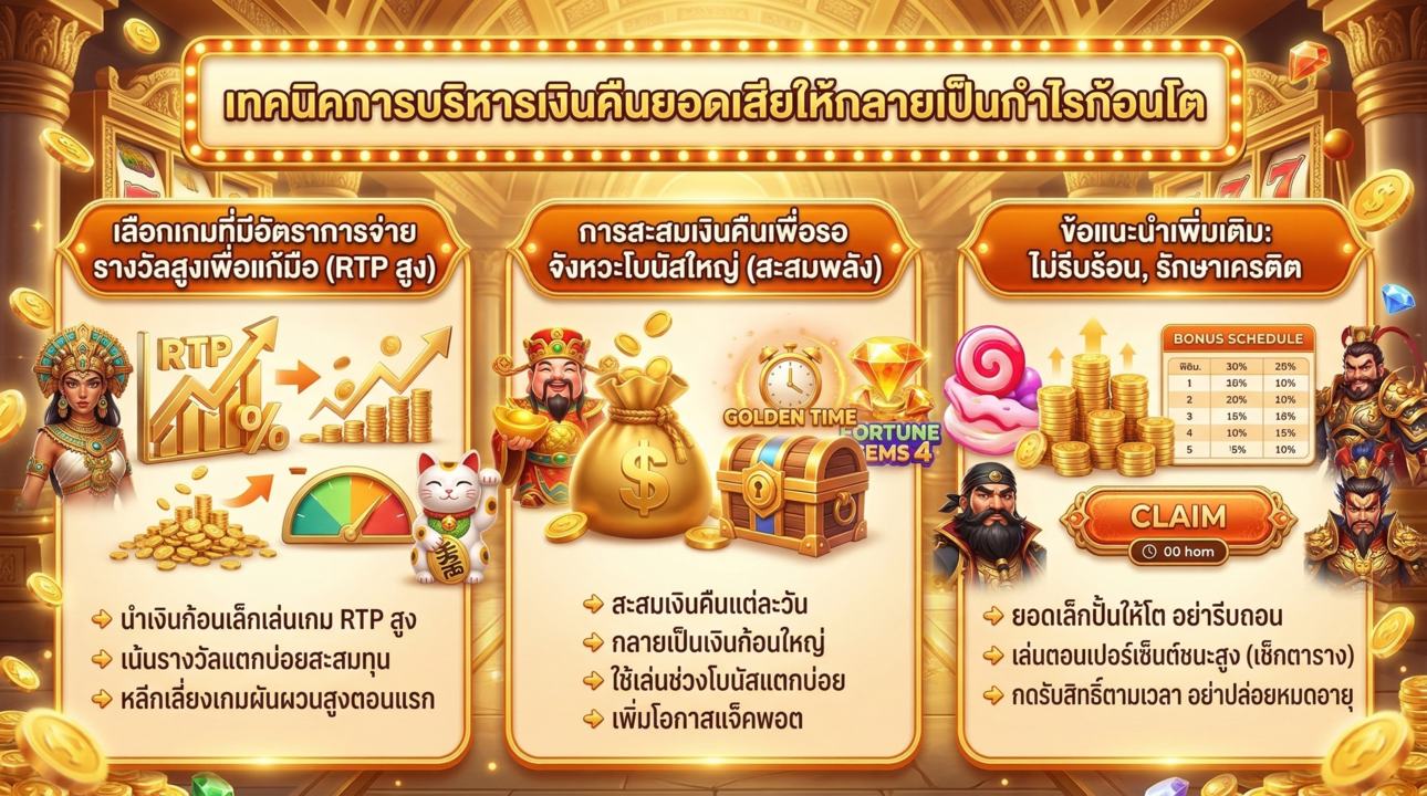 สูตรเปลี่ยนยอดเสียเป็นกำไร! 3 เทคนิคปั้นเงินคืนให้เป็นโบนัสก้อนโต