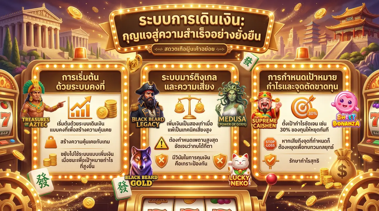 แยกประเภทโบนัสสล็อตและการเดินเงิน