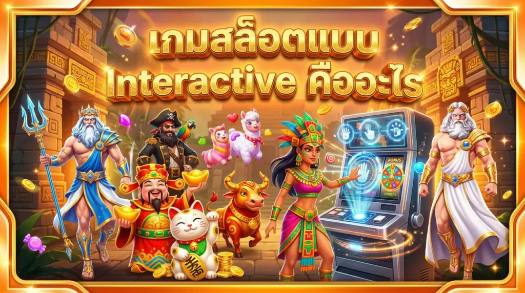 เกมสล็อตแบบ Interactive คืออะไร